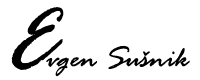 Evgen Sušnik logo
